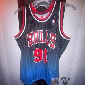 Dennis Rodman 1995-96 Hardwood Classic Chicago Bulls Jersey Away